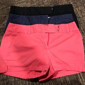 3 pairs of Anne Taylor Loft shorts